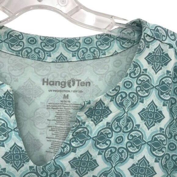 Women's Hang Ten Breathable Lightweight Sun Dress UPF 50+, Aqua - Size: Medium - Picture 3 of 4